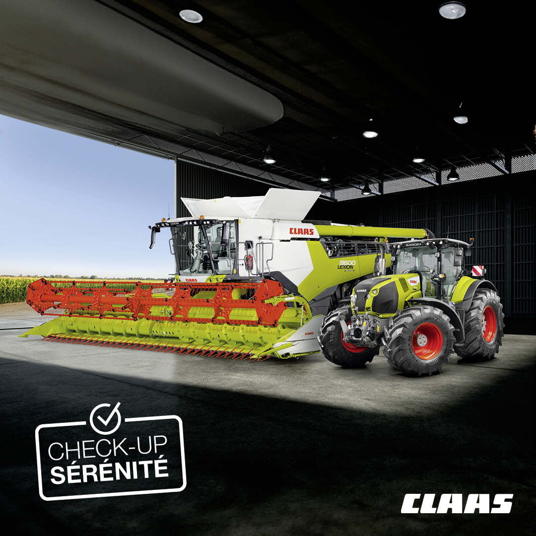 N'oubliez pas l'entretien de votre matériel de récolte et de vos tracteurs !